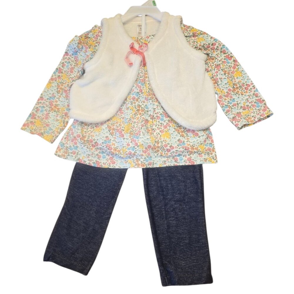 NWOT - Infant/Toddler Girl's CARTER'S 3 Piece Set - NWOT sz 18m